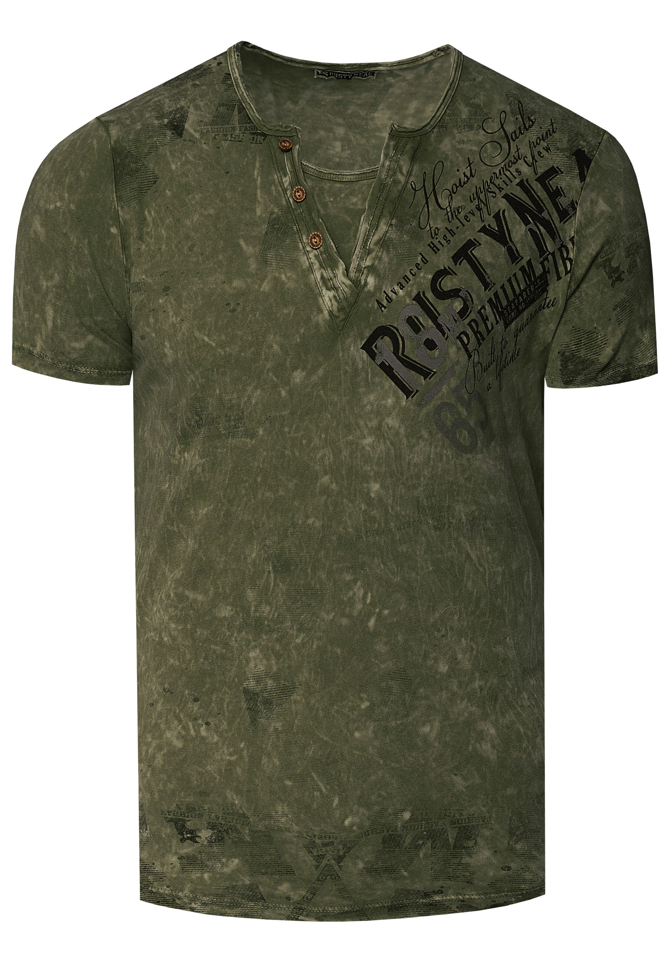Rusty Neal T-Shirt in Grün: Vorderseite