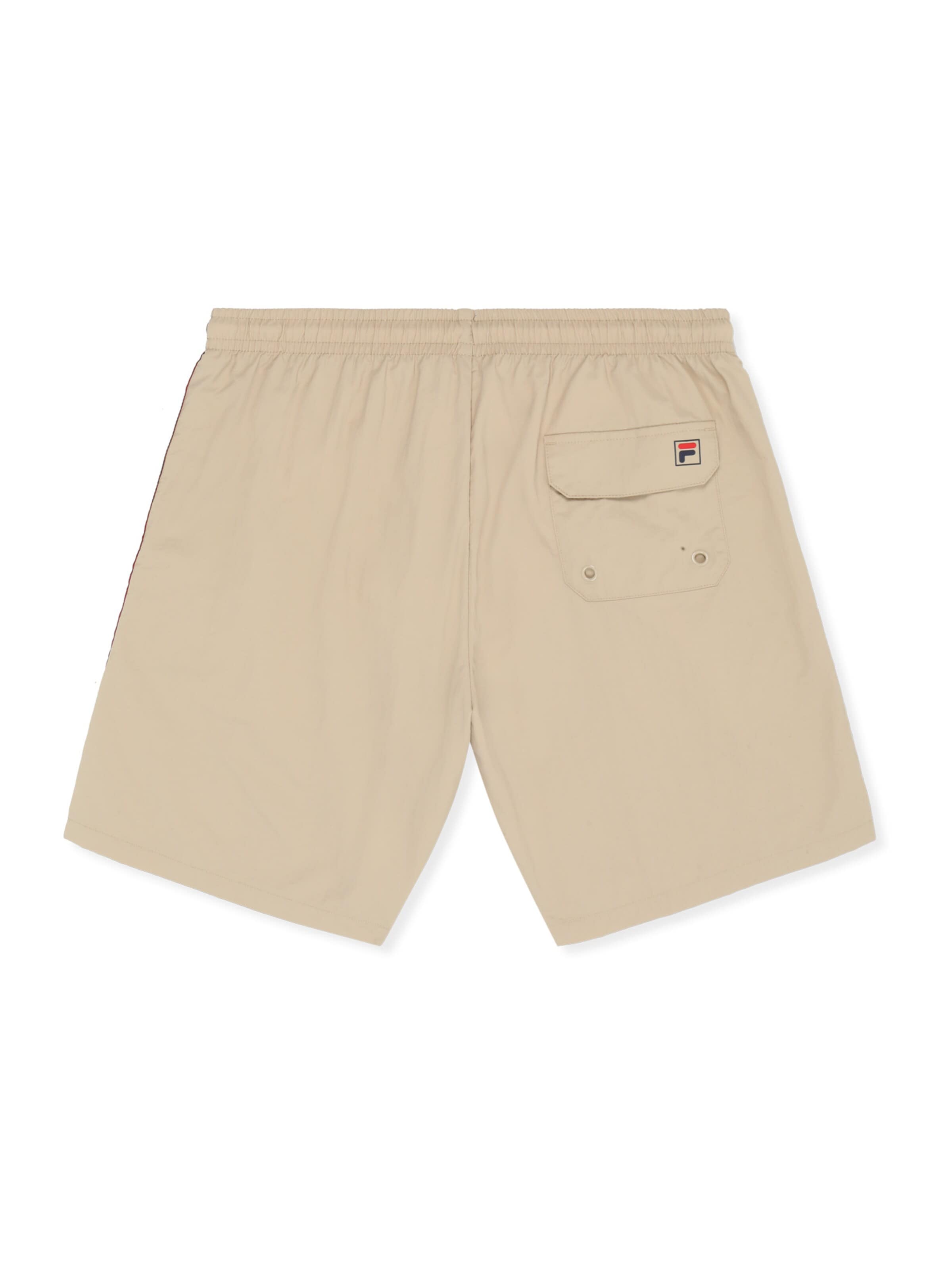 FILA Badeshorts 'LERICI loose heritage tape beach shorts'‌‌‌‌‌‌‌‌‌‌ in Beige