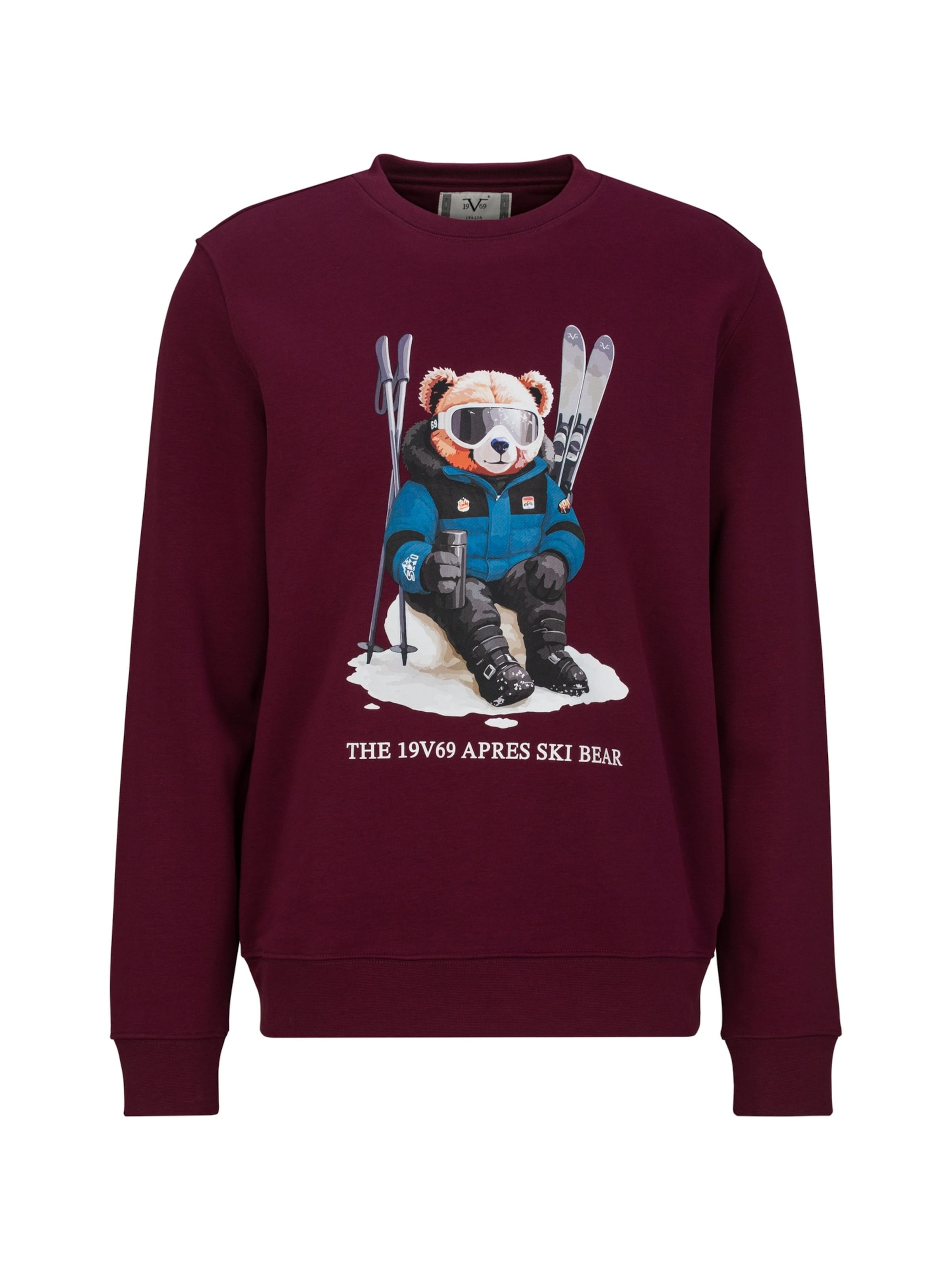 19V69 ITALIA Sweatshirt 'Nico' in Red: front