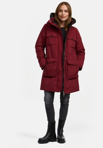 NAVAHOO Parka 'Eissturm 14' in Rot: Vorderseite