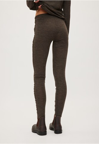 rethinkit studios Skinny Leggings 'Haze' in Braun
