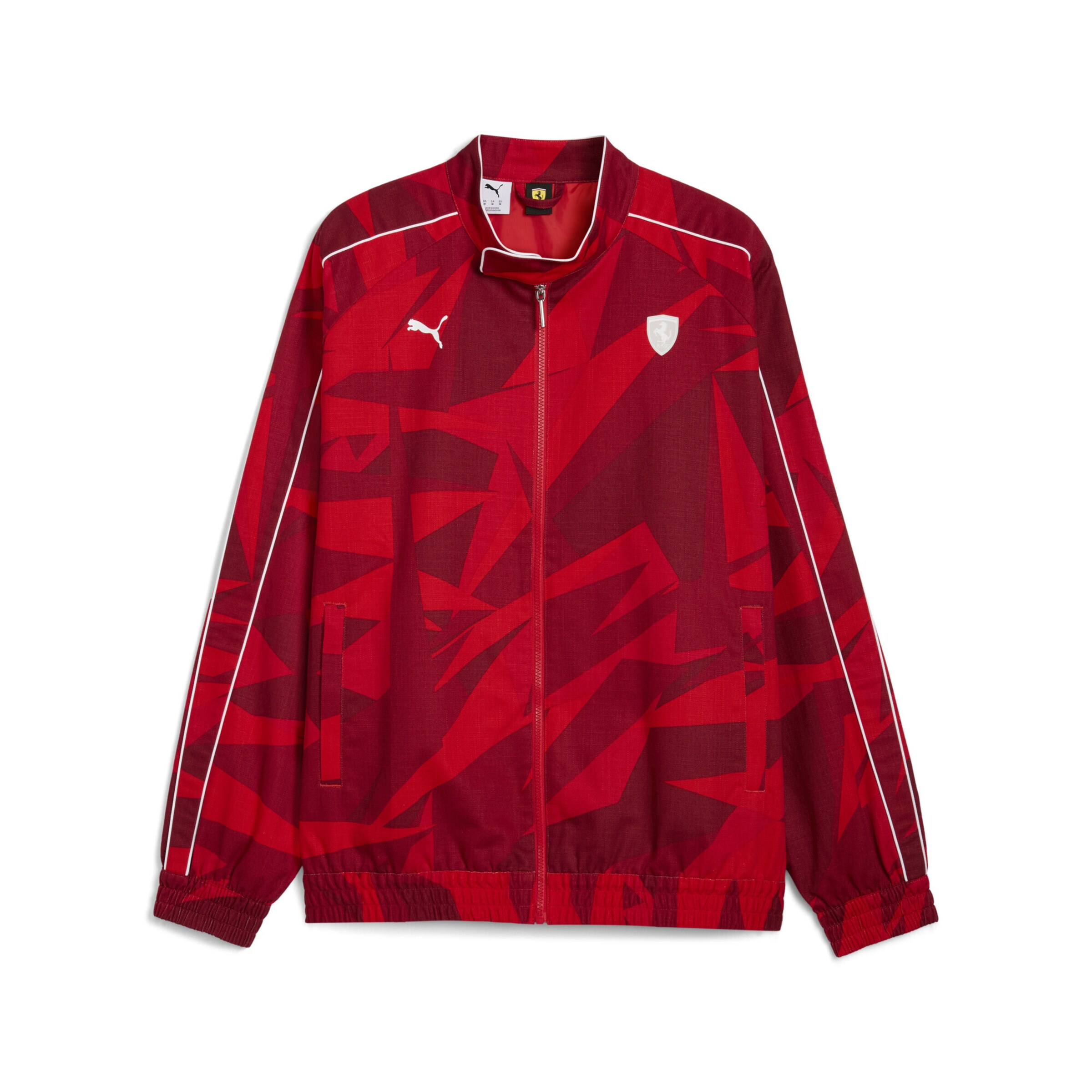 PUMA Athletic Jacket 'Scuderia Ferrari HP' in Red: front