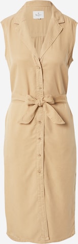 Robe-chemise 'MAGGIE' Pepe Jeans en beige : devant