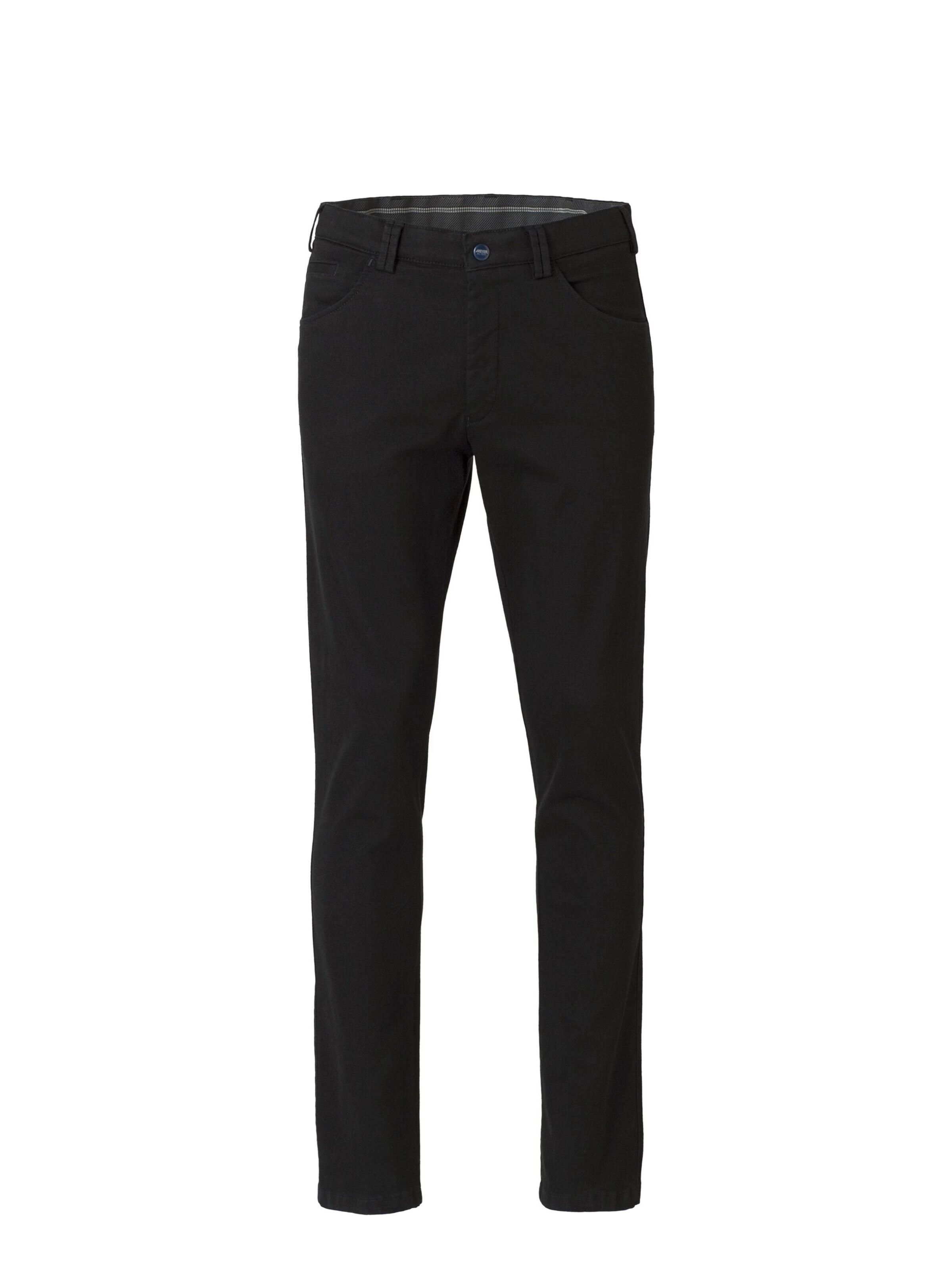 MEYER Chino in Zwart: voorkant