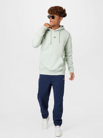 ADIDAS SPORTSWEAR Athletic Sweatshirt 'Essentials Feelvivid  Fleece Drop Shoulder' in Green