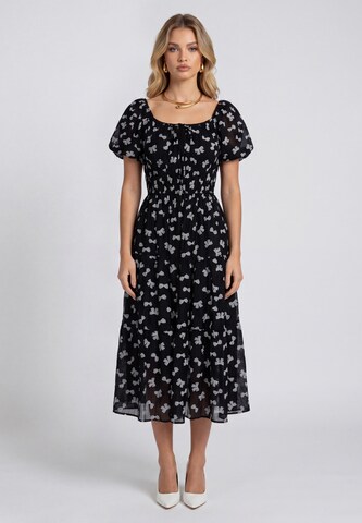 faina - Vestido en negro: frente