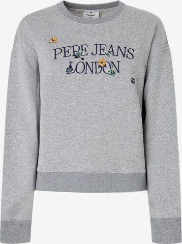 Pepe Jeans Sweatshirt 'VELLA' in Grijs: voorkant