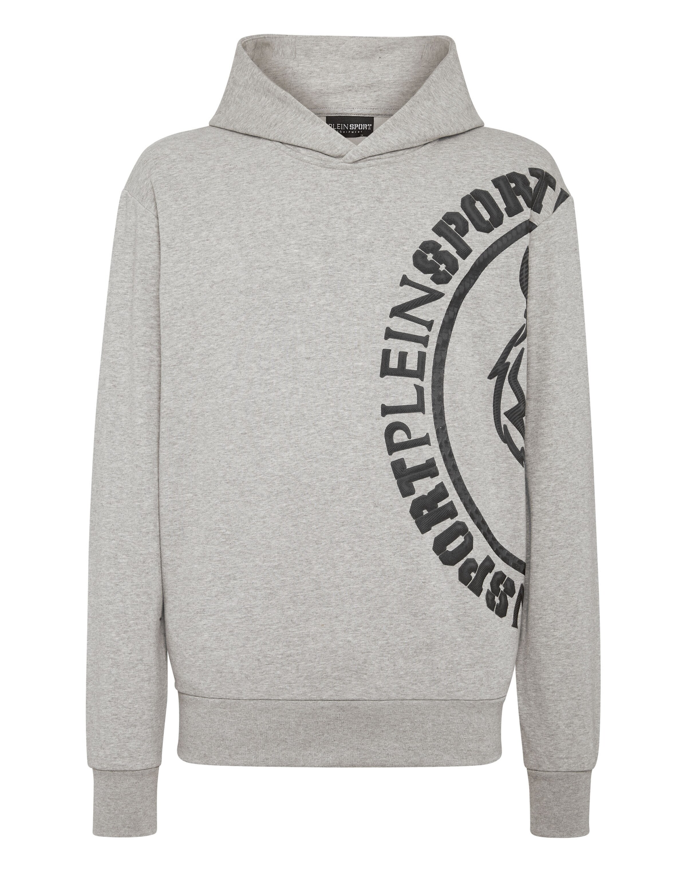 Plein Sport Sweatshirt 'Carbon Tiger' in Grey: front