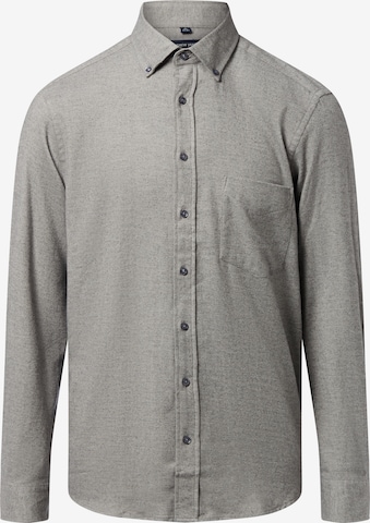 Andrew James Regular fit Button Up Shirt in Grey: front