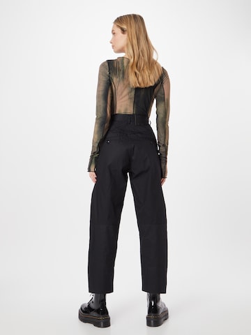 G-Star RAW Regular Pleat-Front Pants in Black