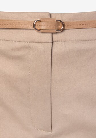 VIVANCE Slimfit Chinobyxa i beige