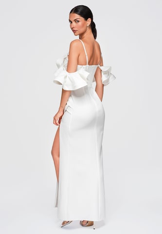 Ombre Evening dress in Beige
