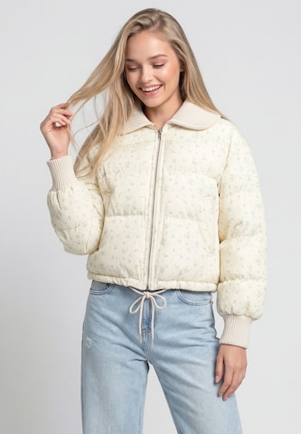 Veste d’hiver MYMO en beige : devant