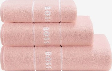 BOSS Washcloth 'PLAIN' in Pink