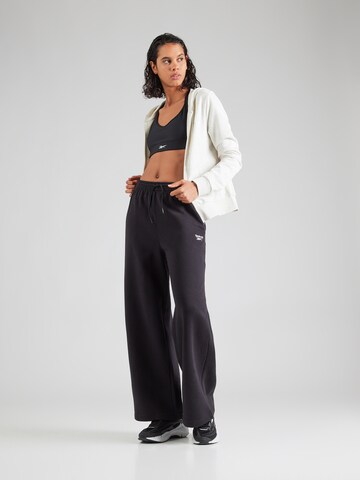 Reebok Wide Leg Sporthose 'IDENTITY' in Schwarz