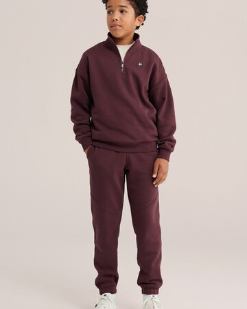 WE Fashion - Sweatshirt em roxo