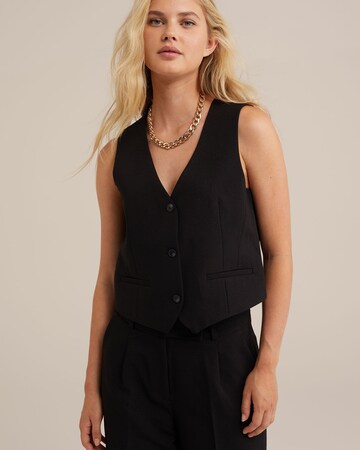 WE Fashion Suit vest in Black: front