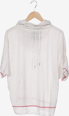 ESPRIT Sweatshirt & Zip-Up Hoodie in L in White: front