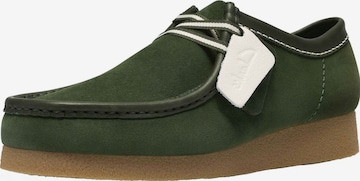 Chaussure à lacets CLARKS en vert : devant