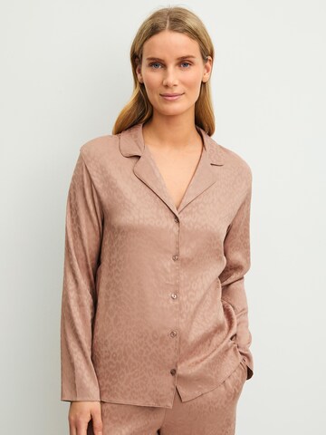 Camicia da notte 'Glimmer M&M' di CALIDA in marrone