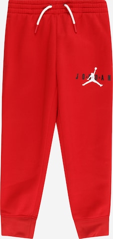 Jordan Zwężane Spodnie w kolorze czerwony: przód