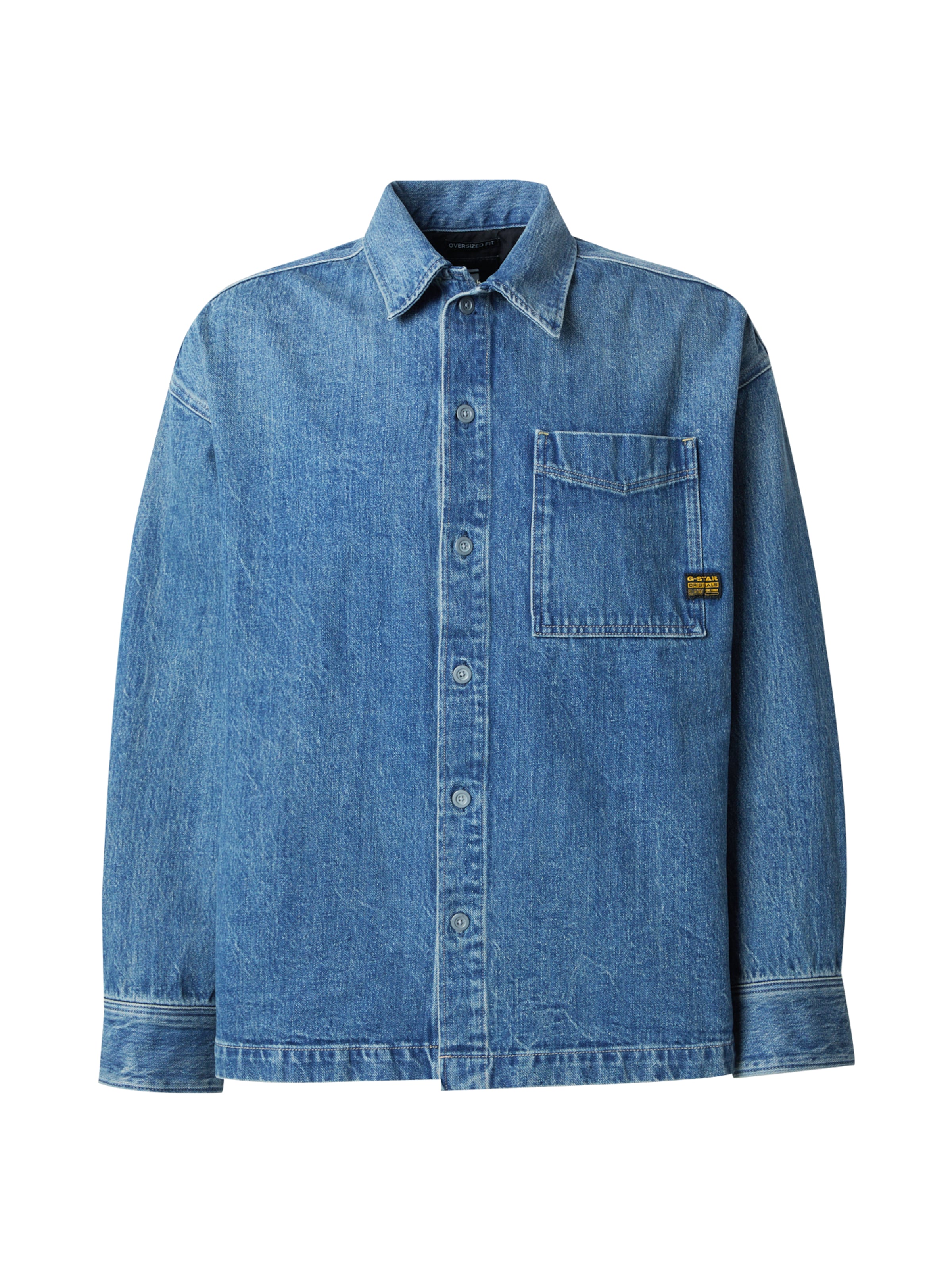 G-STAR Comfort Fit Košeľa - Modrá: predná strana