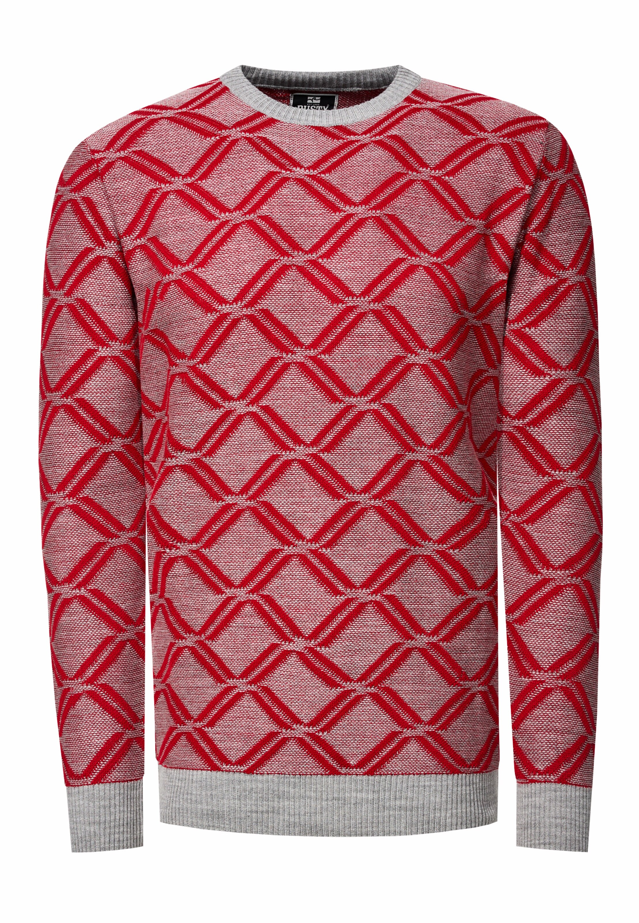 Rusty Neal Pullover in Rot: Vorderseite