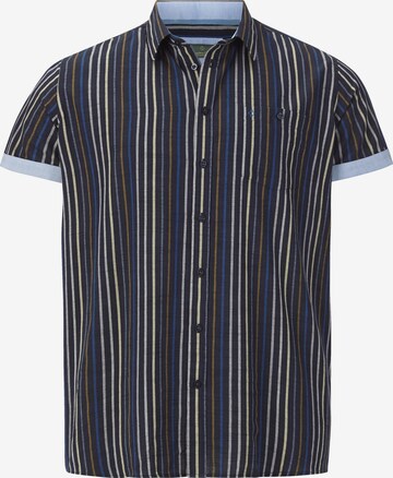 Fit confort Chemise ' Duke Erec ' Charles Colby en bleu : devant