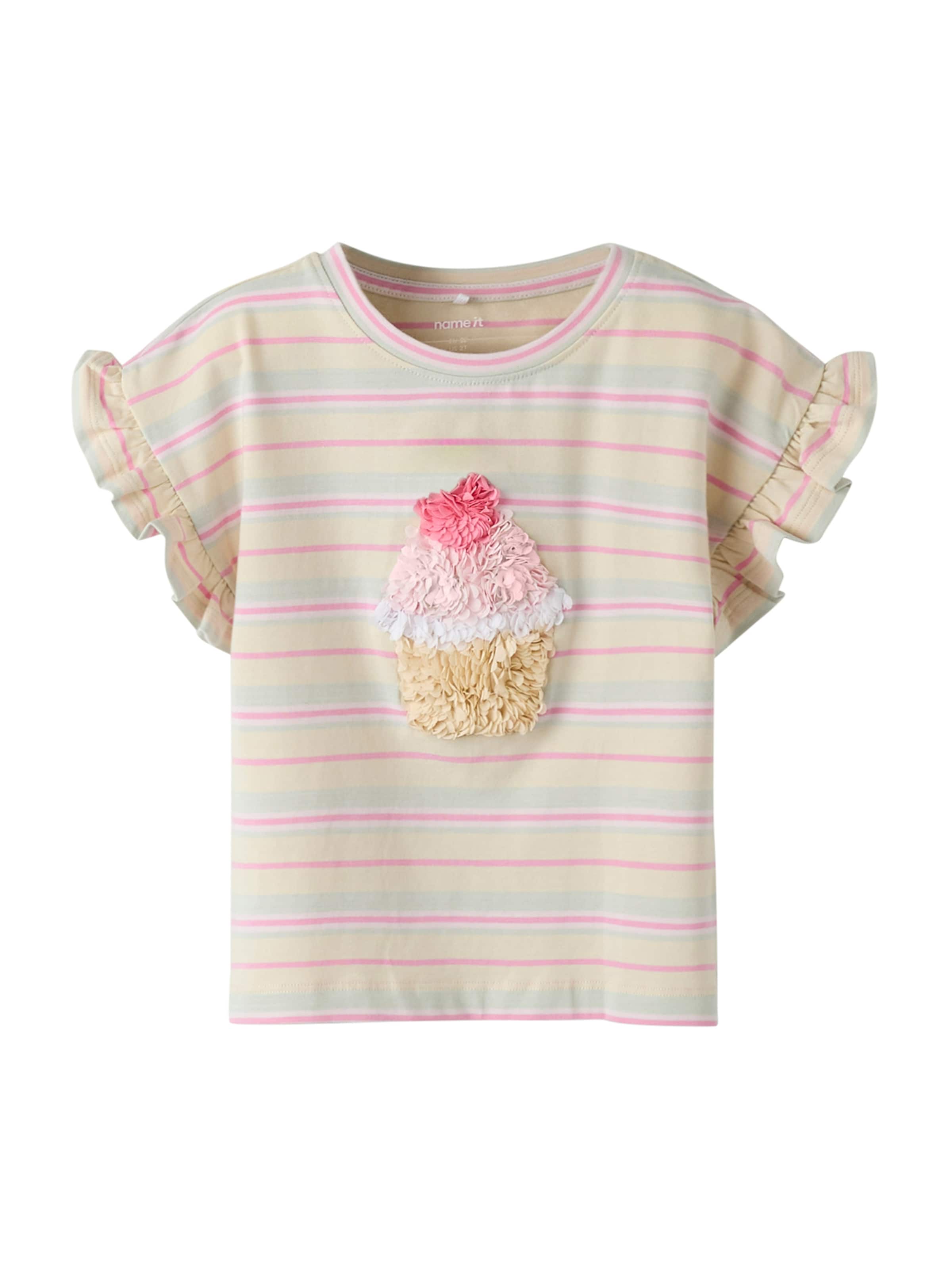 NAME IT Футболка 'NMFJOTRUM' в Желтый: спереди