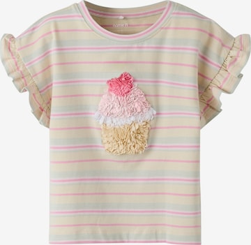 NAME IT Футболка 'NMFJOTRUM' в Желтый: спереди