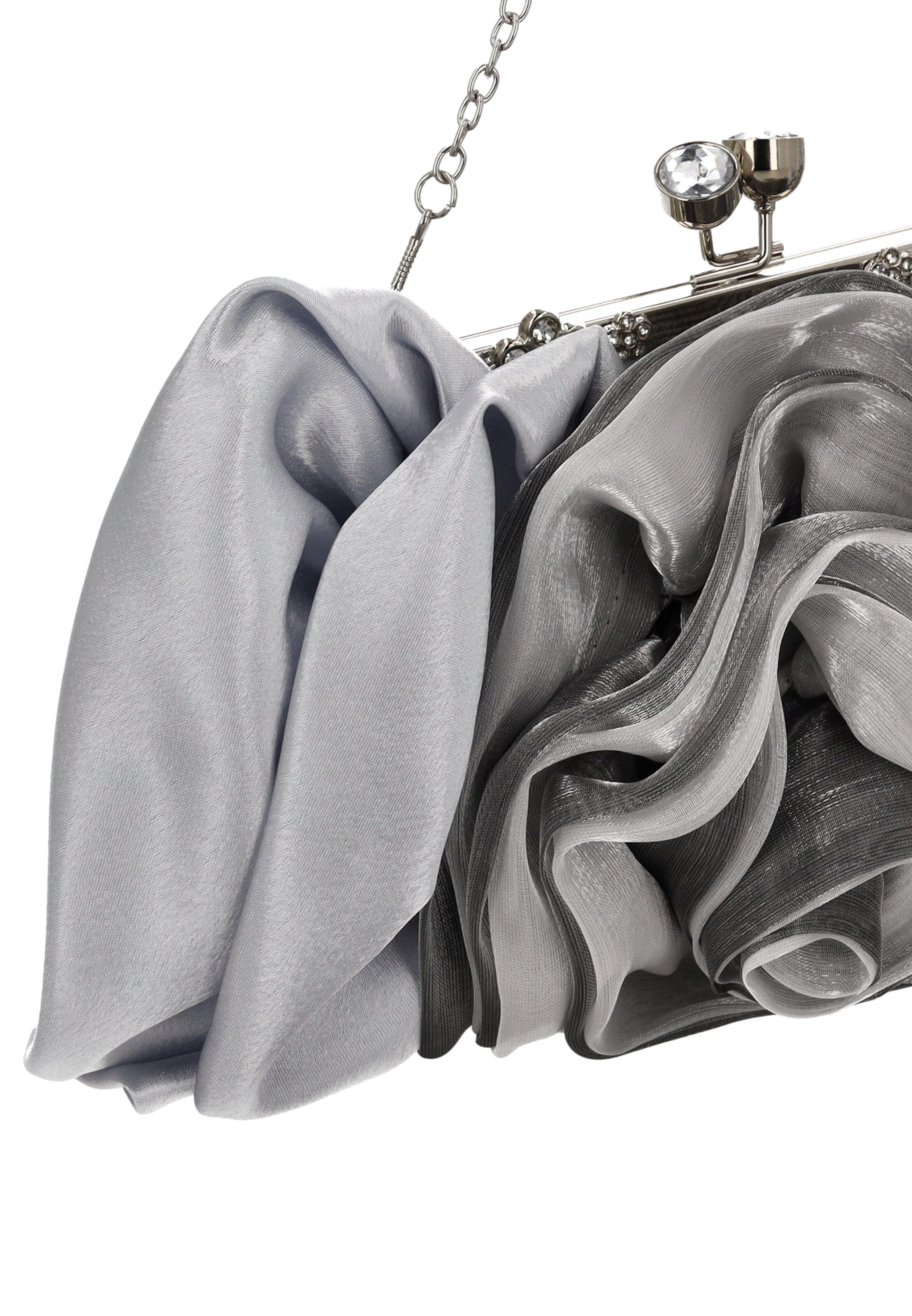 faina Clutch in Zilver