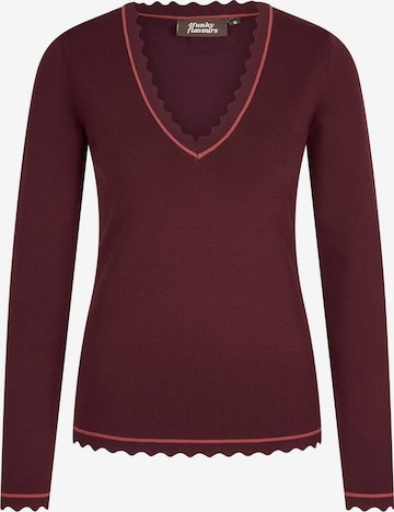 4funkyflavours - Pullover 'Make It Better' em vermelho: frente