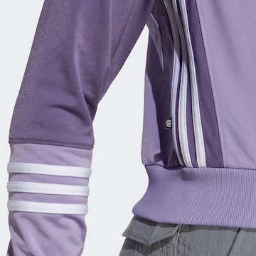 ADIDAS ORIGINALS Zip-Up Hoodie in Purple
