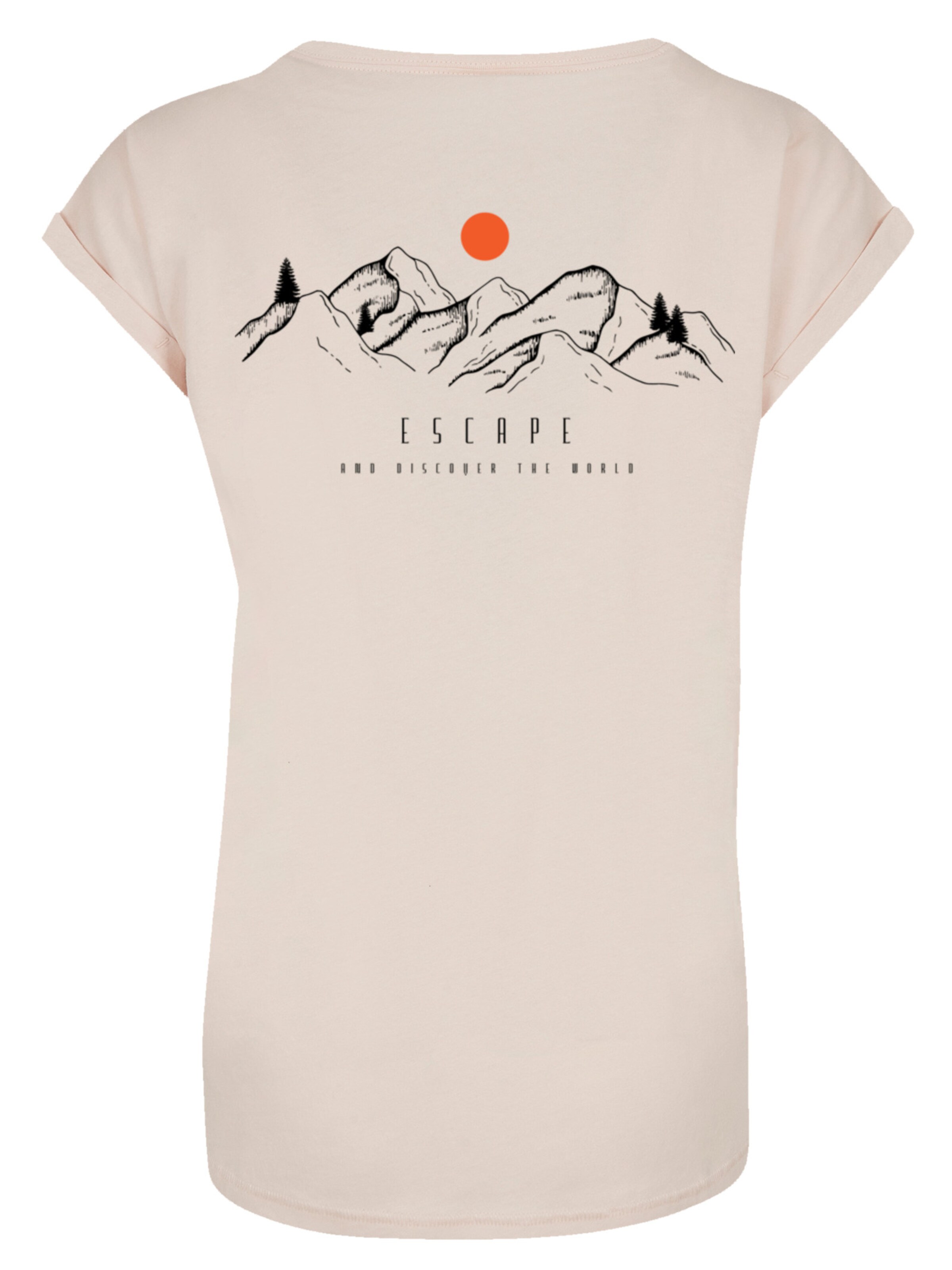 F4NT4STIC Shirt 'Discover the world' in Beige