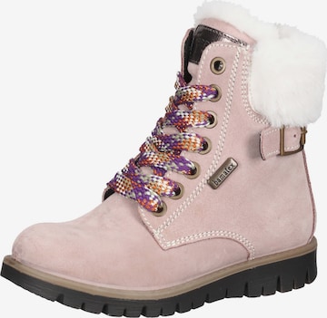 Bottes Bama en rose : devant