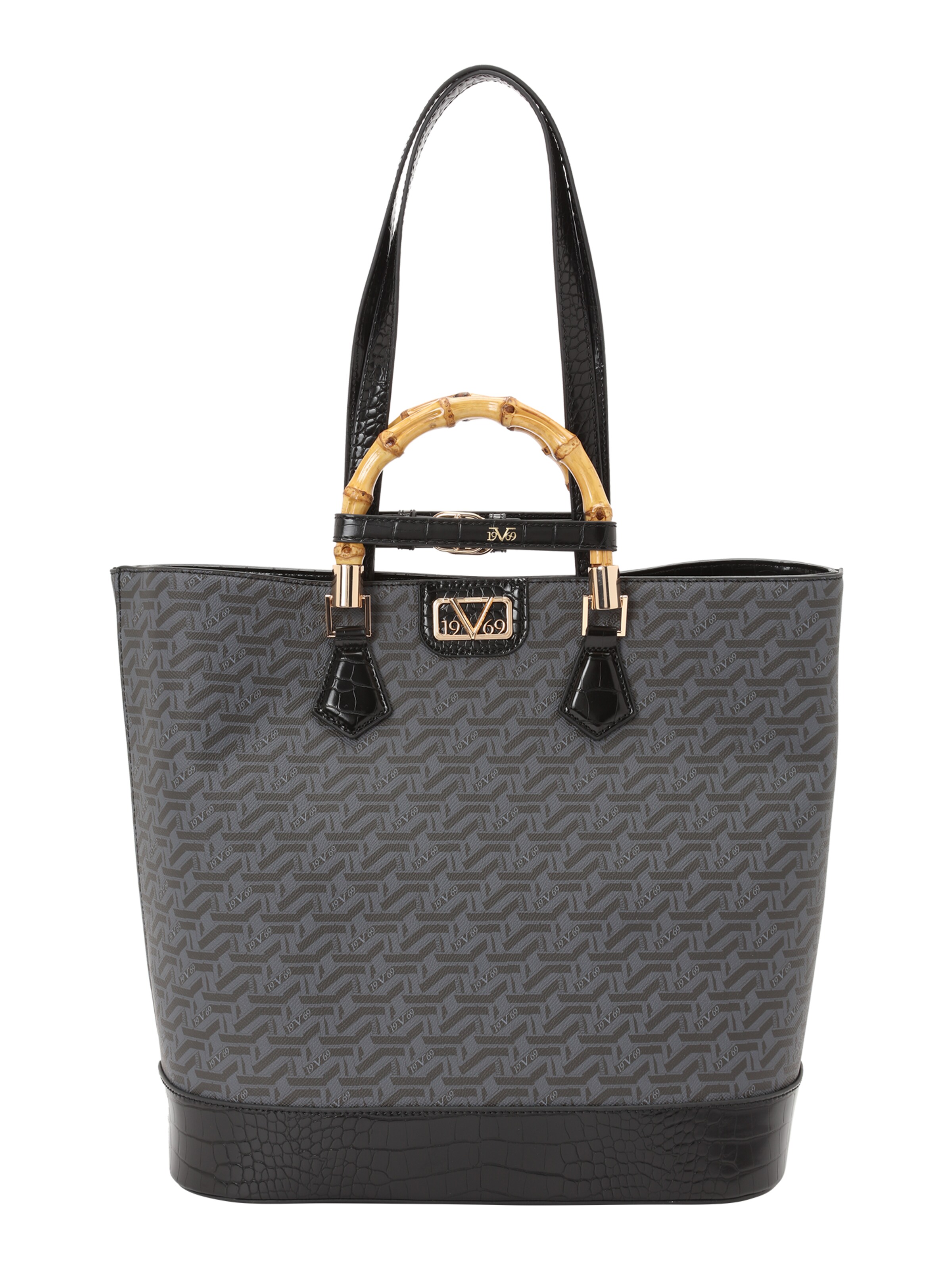 19V69 ITALIA "Чанта тип ""Shopper""" 'Reiko' в сиво: отпред