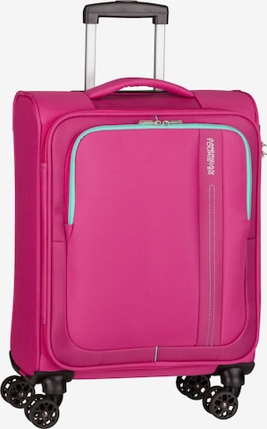 American Tourister Trolley 'Sea Seeker' in Pink: Vorderseite