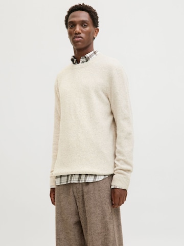 JACK & JONES Sweater 'JJ' in White