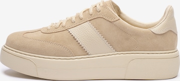 RYŁKO Matalavartiset tennarit värissä beige: etupuoli