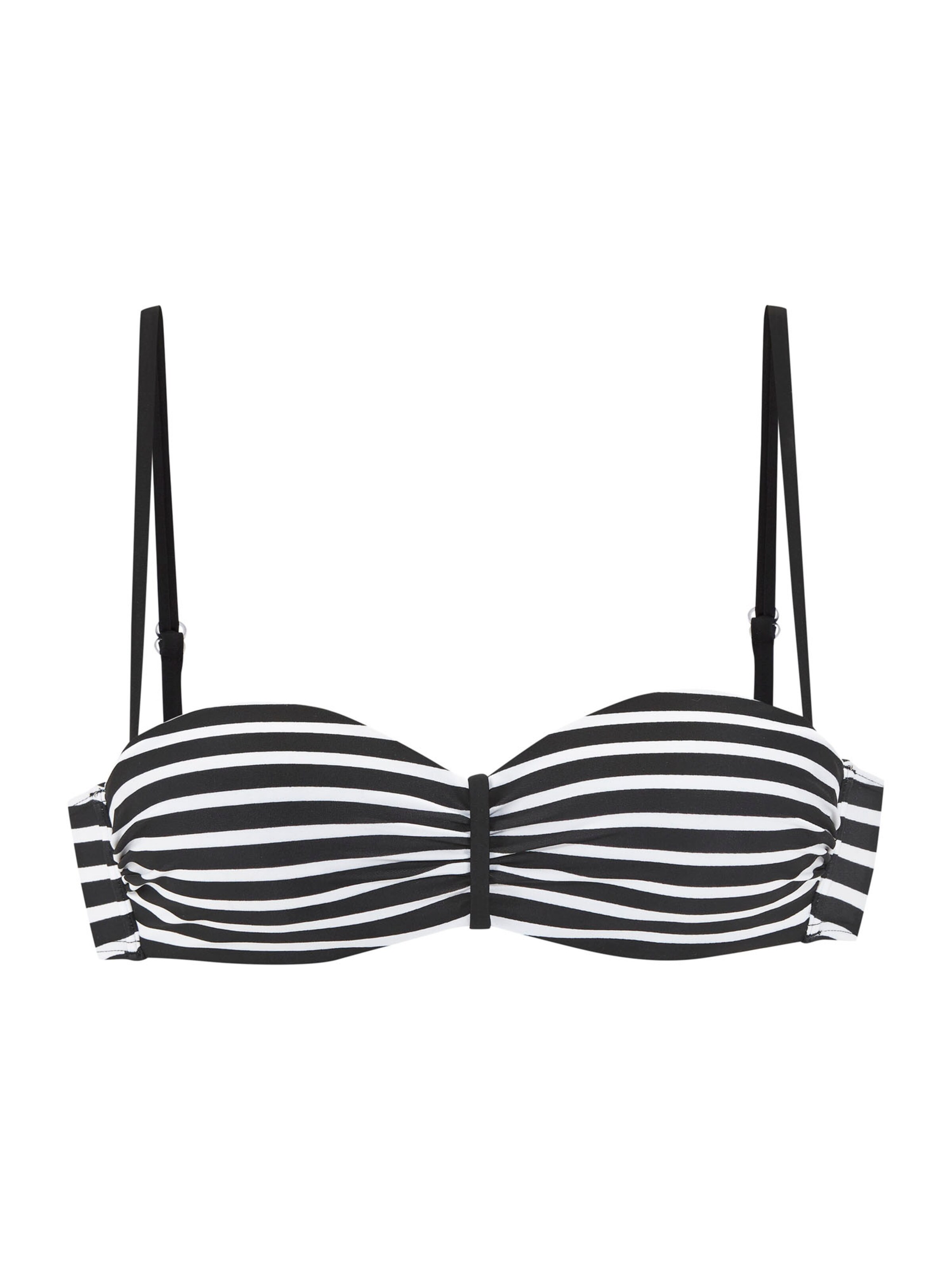 VENICE BEACH Сутиен балконет Горнище на бански в черно: отпред