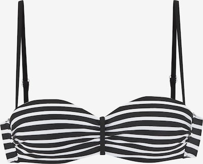 Bikinio viršutinė dalis iš VENICE BEACH, spalva – juoda / balta, Prekių apžvalga