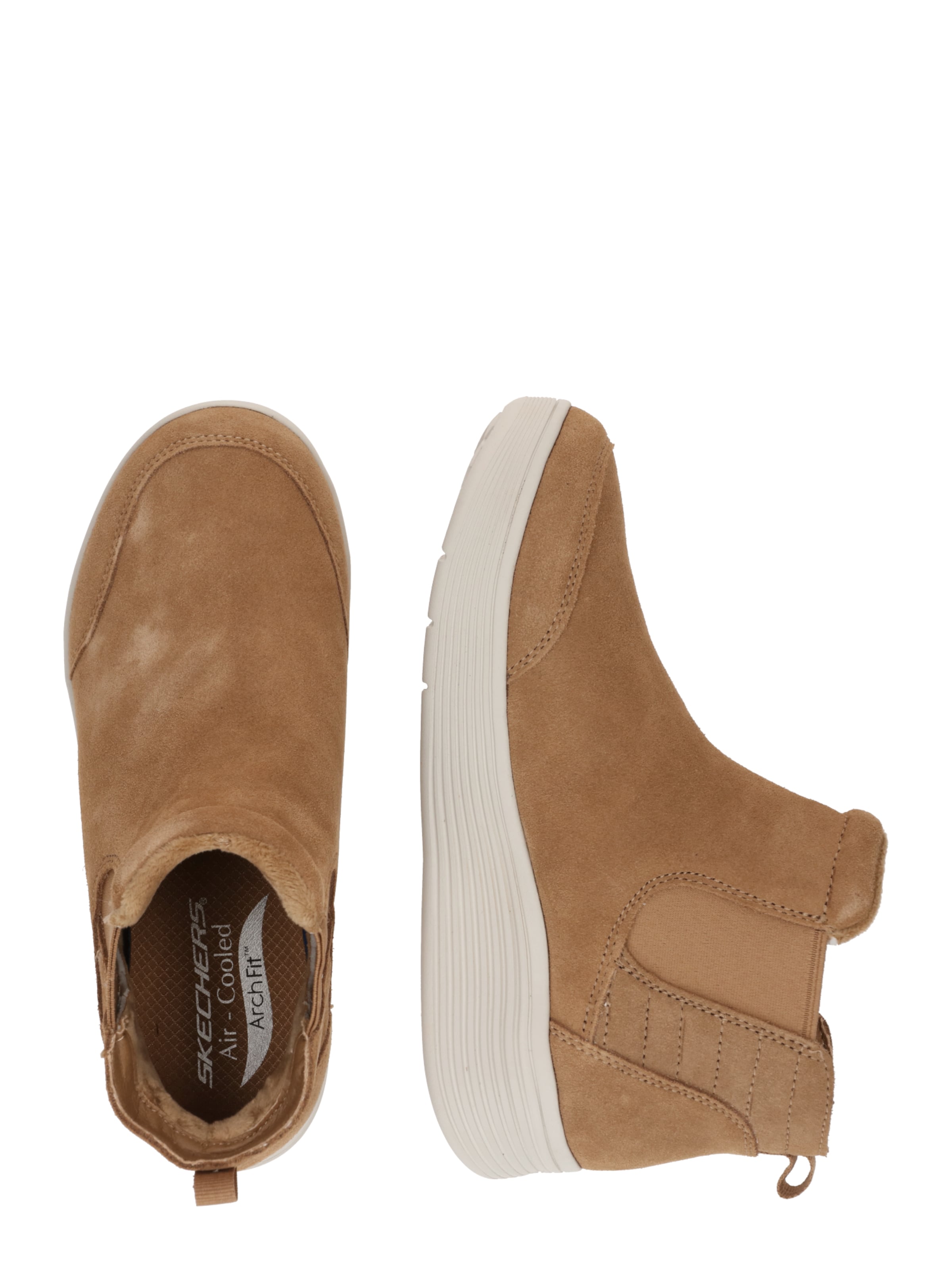 SKECHERS Боти Chelsea 'ARCH LAGUNA' в кафяво