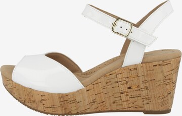 CLARKS Sandalen met riem 'Annadel Mystic' in Wit