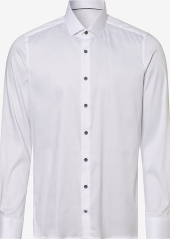 OLYMP Slim fit Button Up Shirt in White: front