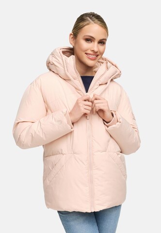 Veste d’hiver 'Pastellzauber 14' NAVAHOO en orange : devant