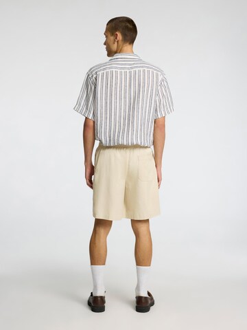 SELECTED HOMME Loose fit Trousers in Beige