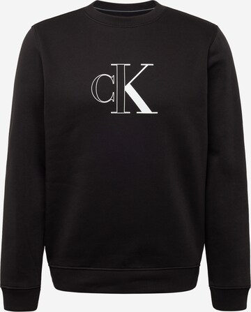 Felpa di Calvin Klein Jeans in nero: frontale