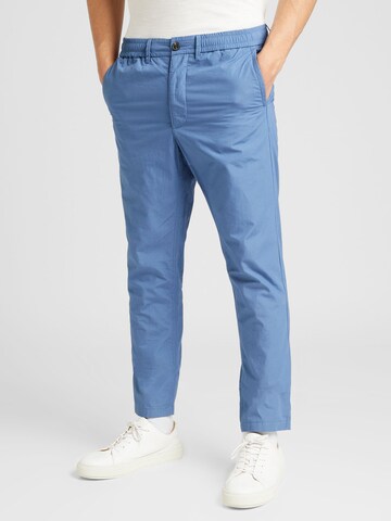 Regular Pantaloni de la KnowledgeCotton Apparel pe albastru: față