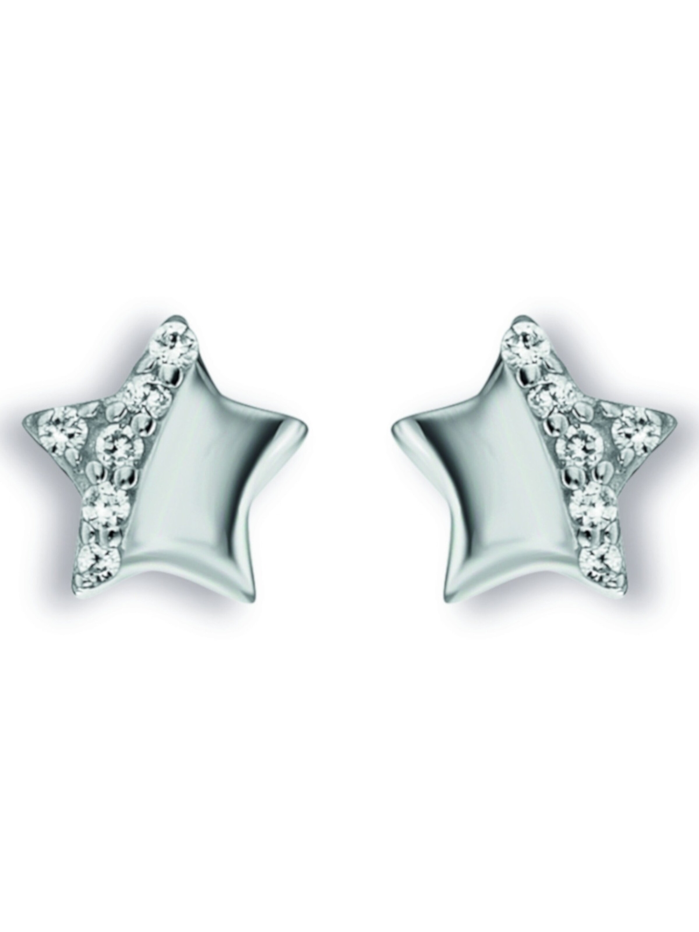 ONE ELEMENT Earrings 'Stern' in Silver: front