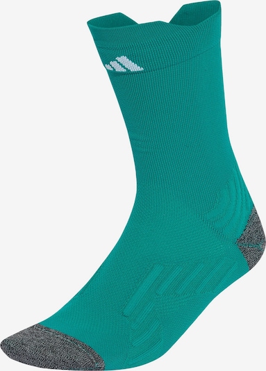 ADIDAS PERFORMANCE Sportske čarape veličine 34-36 u siva / smaragdno zelena / bijela, Pregled proizvoda